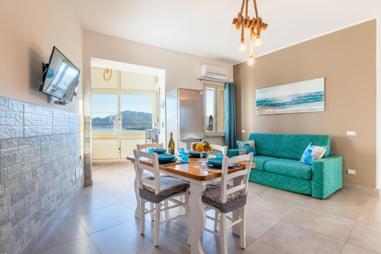 Appartement Casa De Paoli - Vista Mare Arenella, Palermo Con Parcheggio Privato Extérieur photo